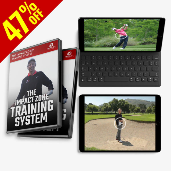 The Impact Zone Golf Training System DVD & Digital Bundle