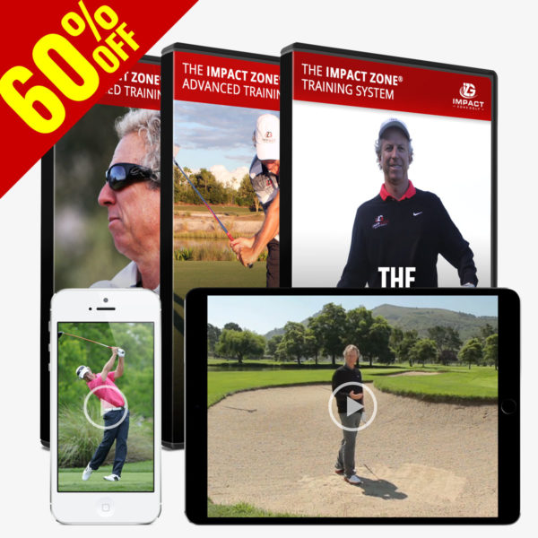 The Impact Zone Golf Instruction Training System, High-Speed & Clubhead Lag DVD & Digital Bundle