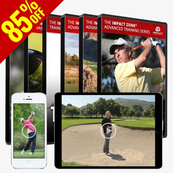 The Impact Zone® "The Power Pack" Golf Instructional DVD & Digital Bundle